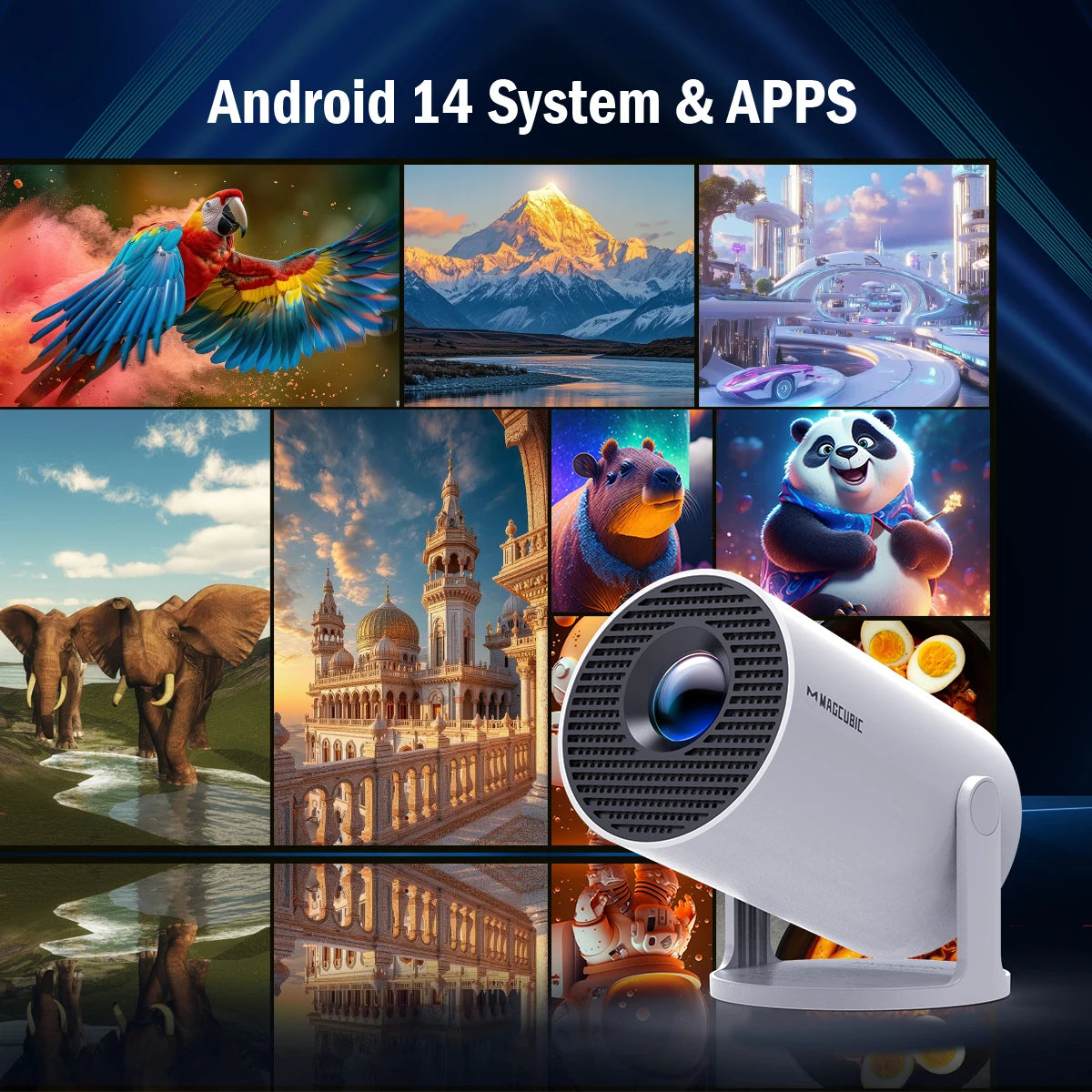 CinemaGo™ | Mini Proyector Inteligente HD