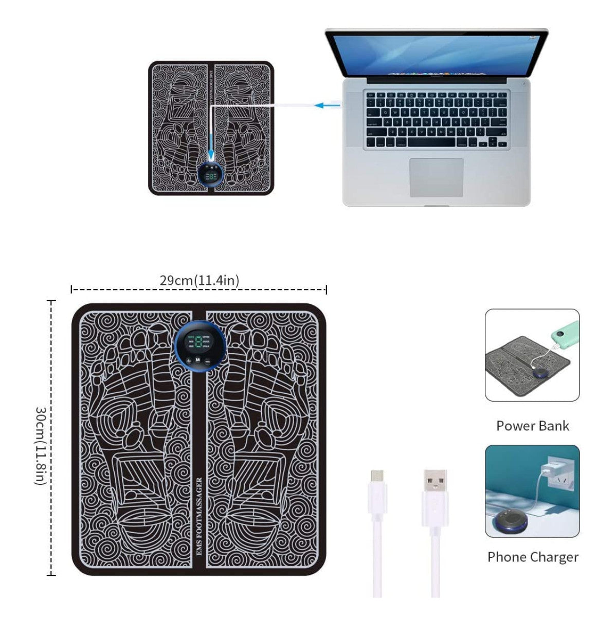 EMS FootRelax™ | Tapete Masajeador Inteligente