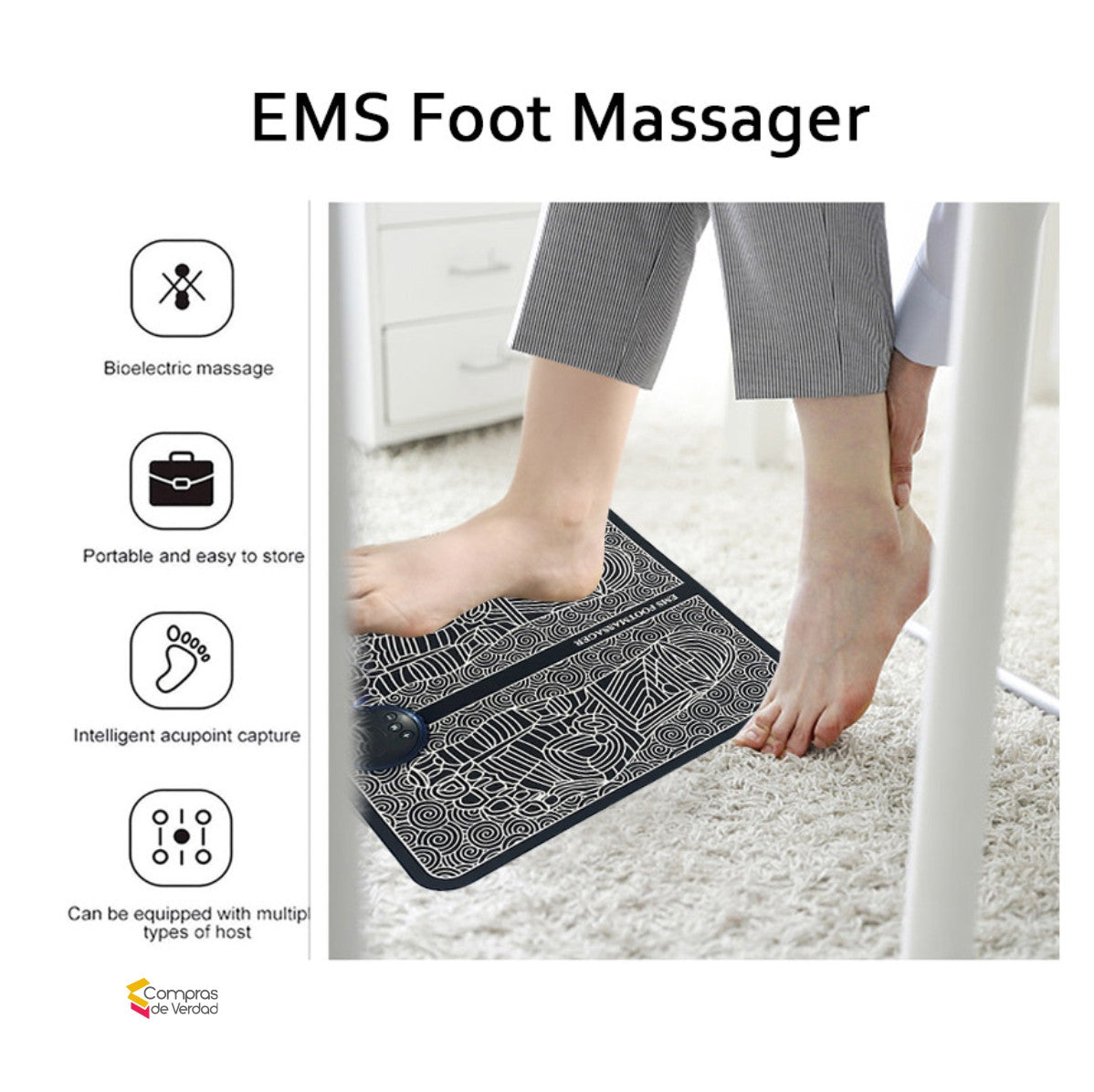 EMS FootRelax™ | Tapete Masajeador Inteligente