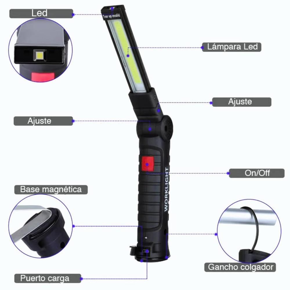 Linterna W548 Ultra™ | Máxima Visibilidad y Control