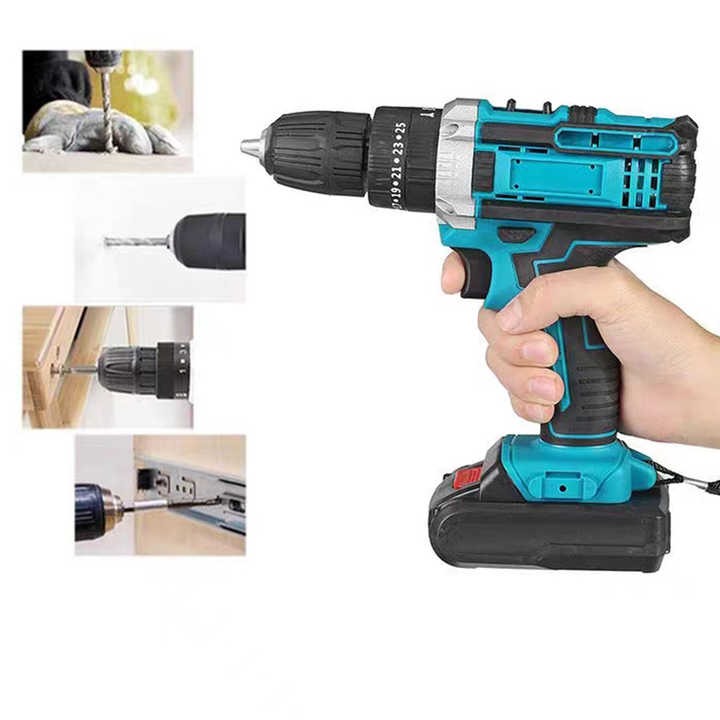 Taladro Destornillador 2 Baterías Power Drill™ | Máxima Autonomía y Rendimiento