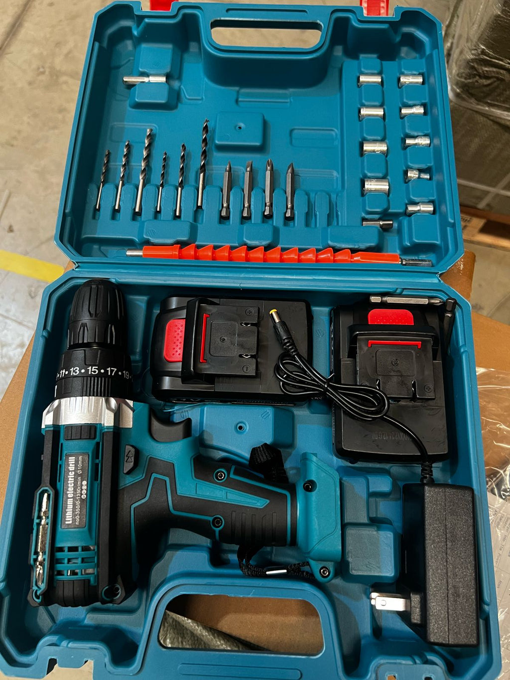 Taladro Destornillador 2 Baterías Power Drill™ | Máxima Autonomía y Rendimiento