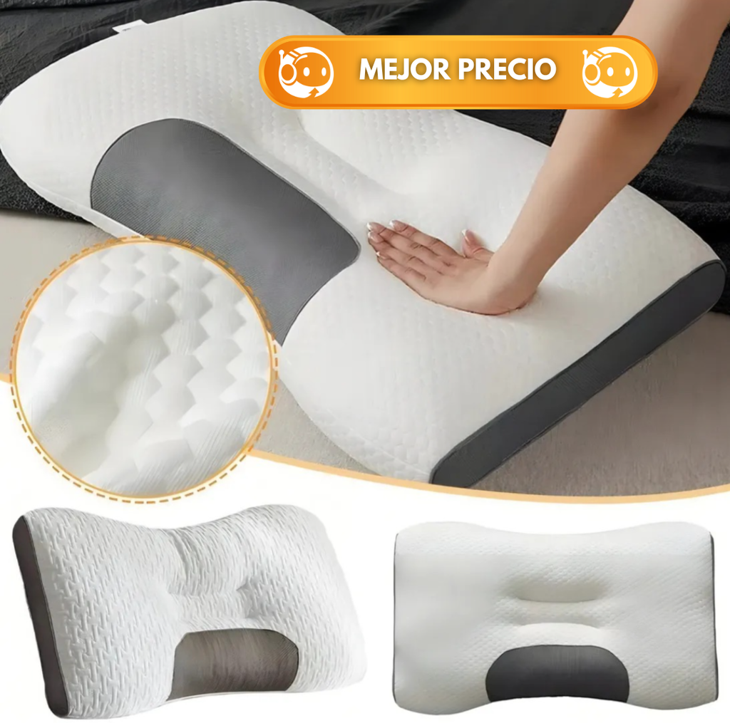 Almohada Ortopédica Relax Pro™ | Sueño Reparador y Soporte Inteligente