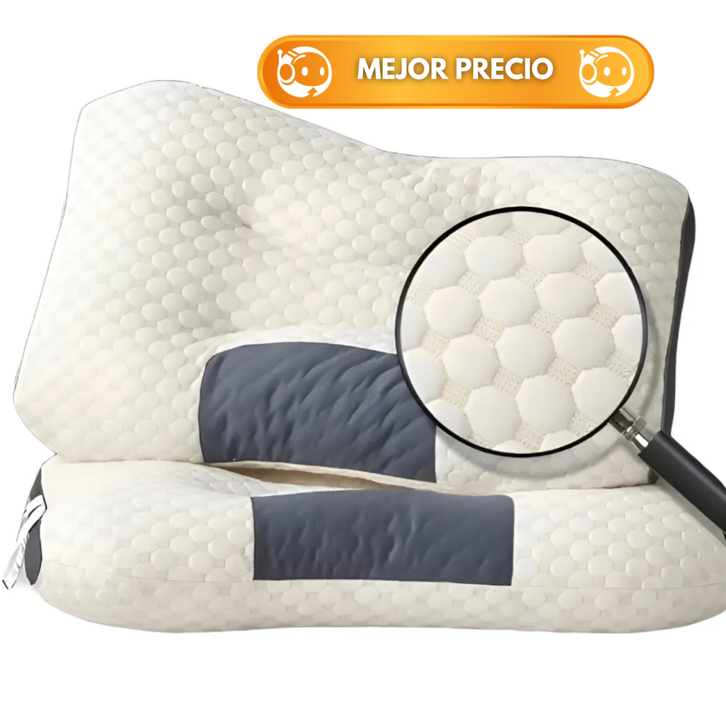 Almohada Ortopédica Relax Pro™ | Sueño Reparador y Soporte Inteligente