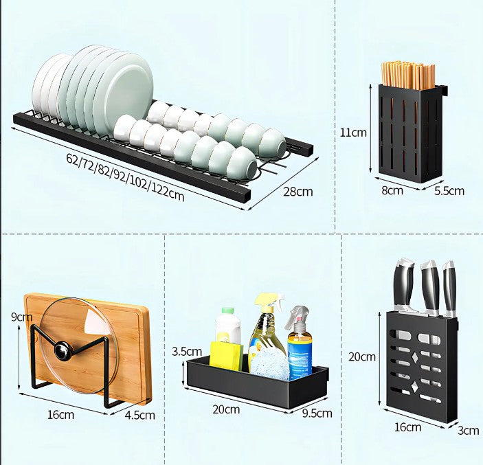 DryCover Pro™ | Escurridor Premium con Tapa