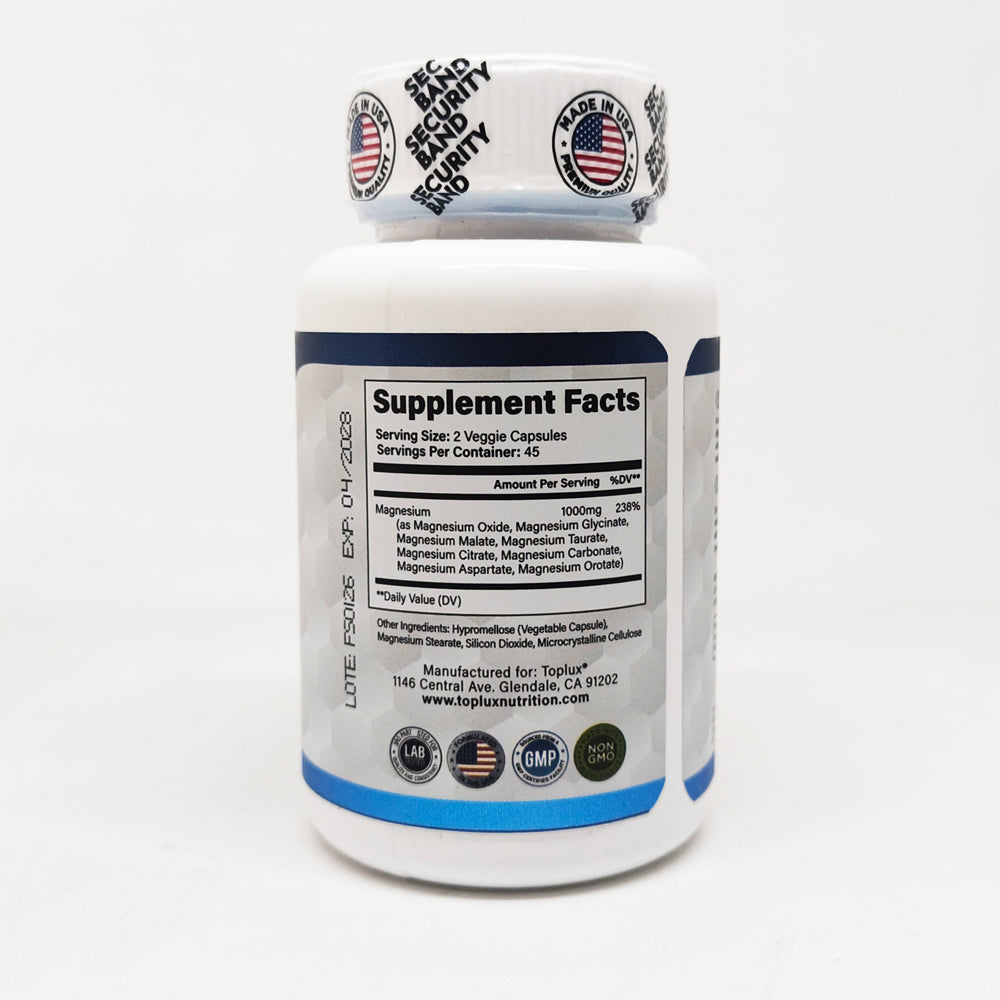 Magnesium Complex TopLux™ | Vitalidad Diaria y Equilibrio Premium