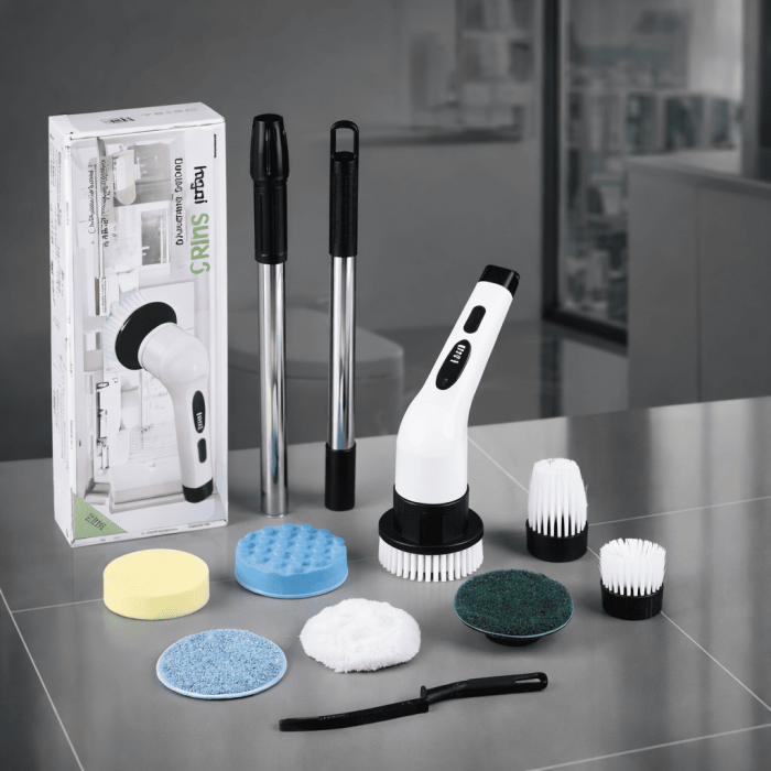 ElectraClean Pro 9 en 1 - Cepillo De Limpieza Eléctrico