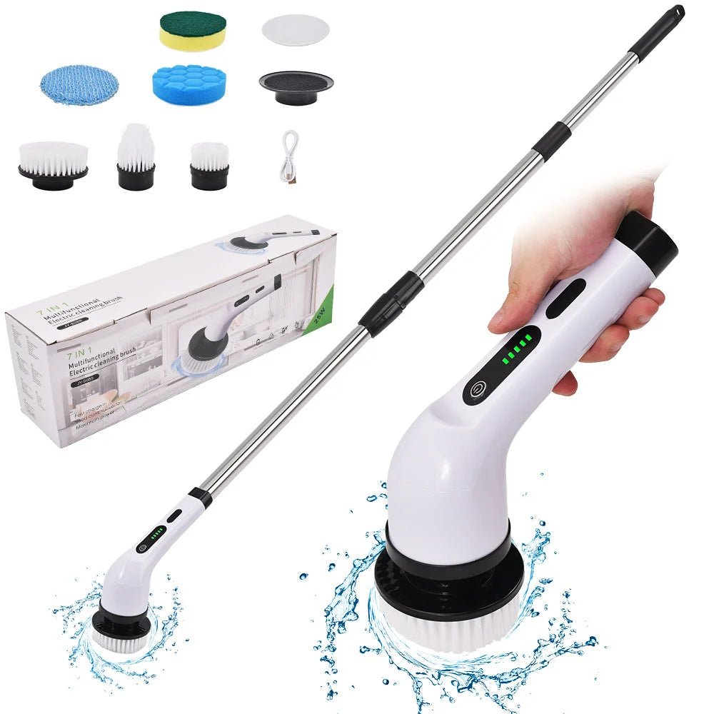 ElectraClean Pro 9 en 1 - Cepillo De Limpieza Eléctrico