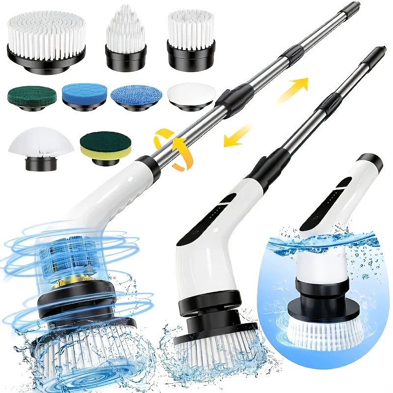 ElectraClean Pro 9 en 1 - Cepillo De Limpieza Eléctrico