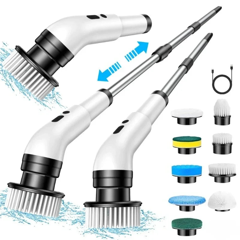 ElectraClean Pro 9 en 1 - Cepillo De Limpieza Eléctrico