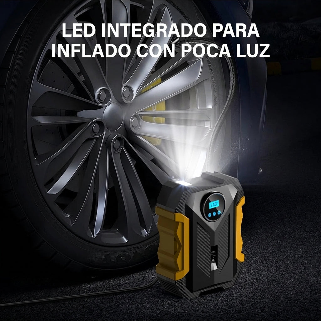 TurboAir Pro™ Compresor de Aire Digital para Auto 12V | 150 PSI | Pantalla Digital