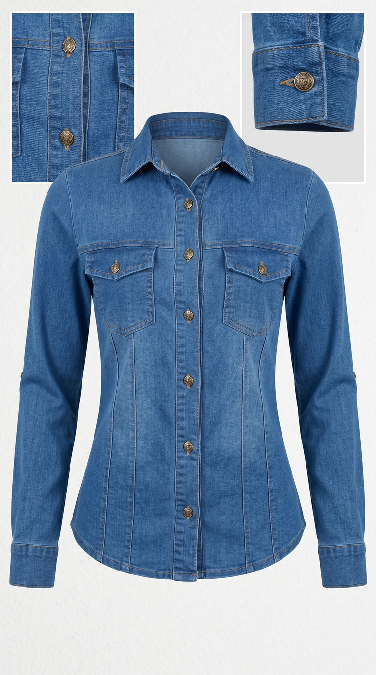 Jean Slim Luxe™ Camisa Ajuste Perfecto