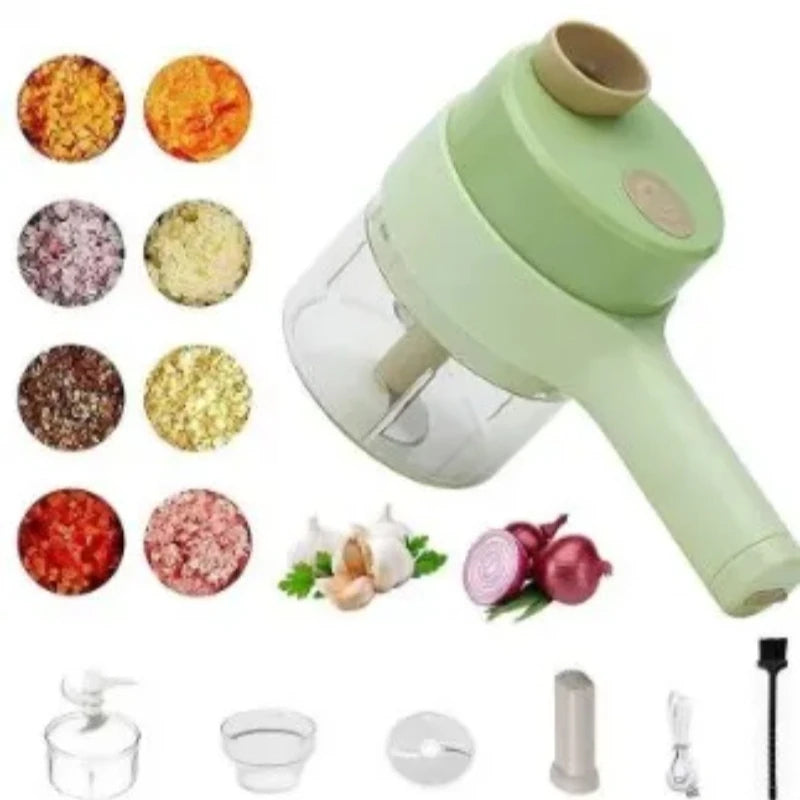 CortaMax Pro 4 en 1 — Cortador Eléctrico de Carne y Verduras