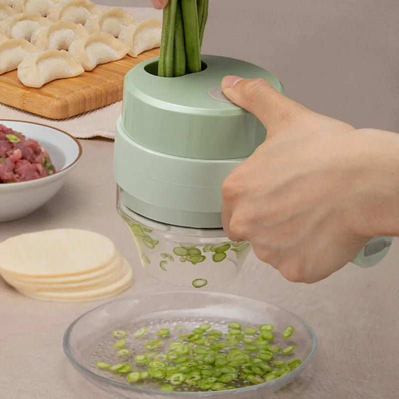 CortaMax Pro 4 en 1 — Cortador Eléctrico de Carne y Verduras