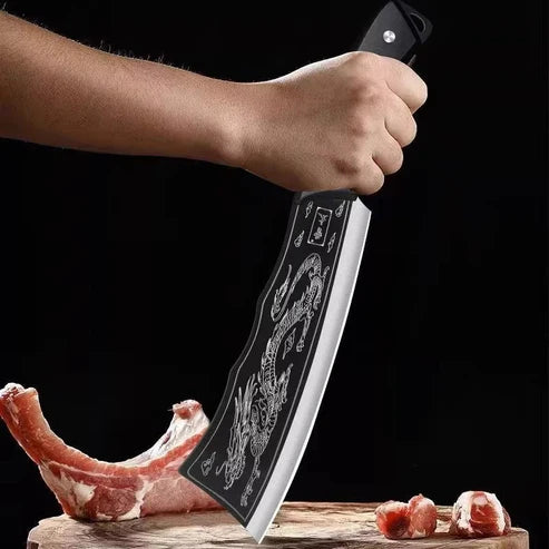 El rey de los asados: El poder y la elegância del CUCHILLO Samurai Dragon