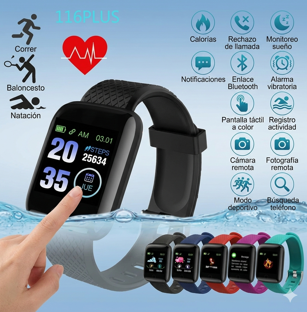 Smartwatch 116 Plus Ultra™ | Control Total en Todo Momento