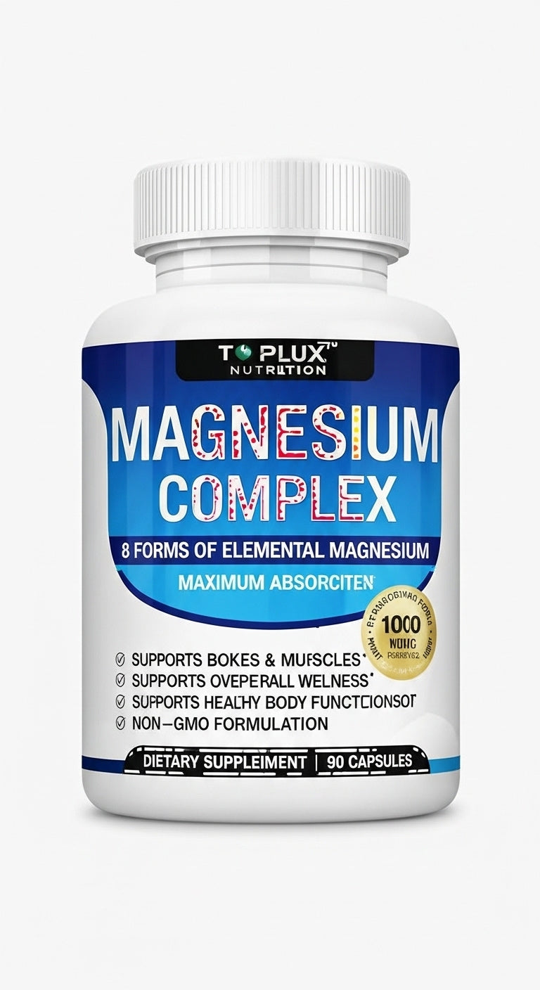 Magnesium Complex TopLux™ | Vitalidad Diaria y Equilibrio Premium