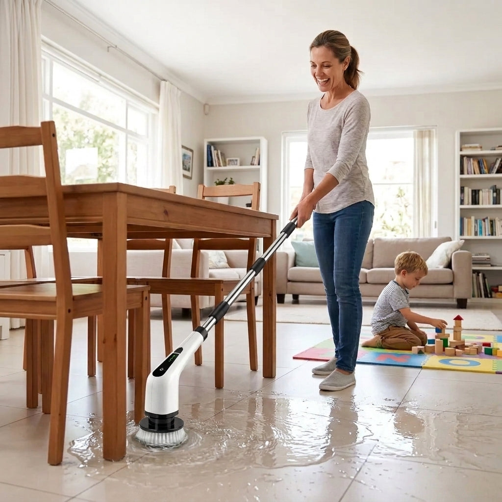 ElectraClean Pro 9 en 1 - Cepillo De Limpieza Eléctrico