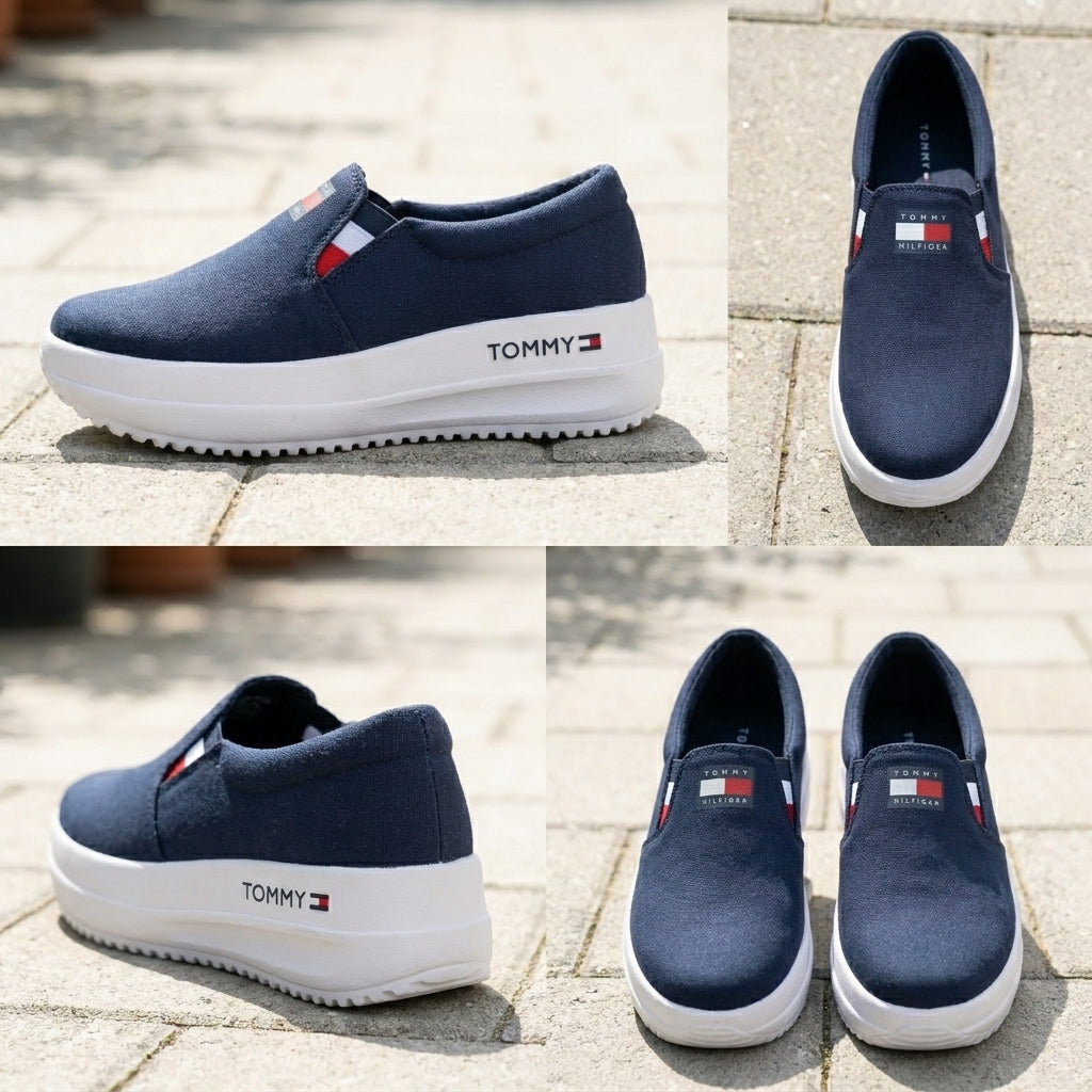 Tenis Slip-On Tommy con Suela Track