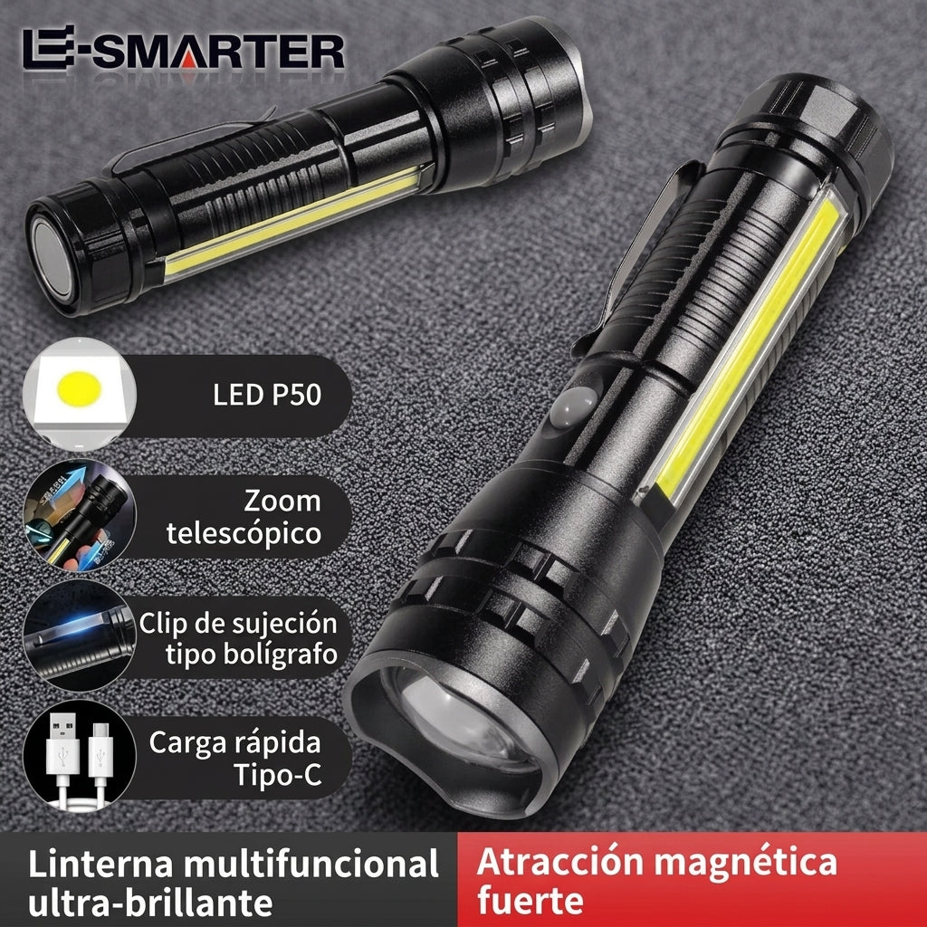 Linterna Tactical Elite™ | Iluminación Profesional LED
