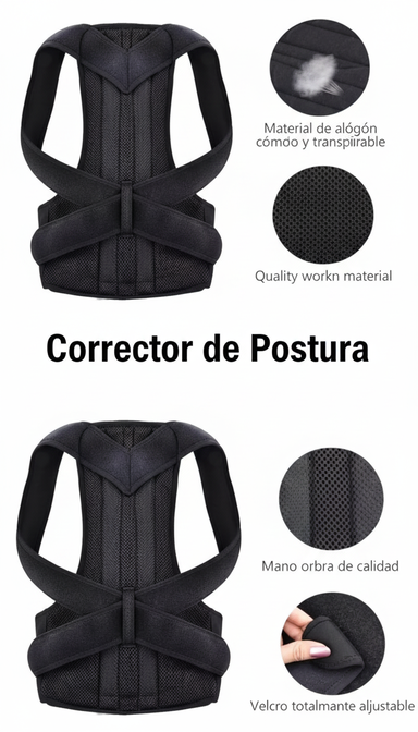 PostureFit Pro™ | Corrector de Postura Premium
